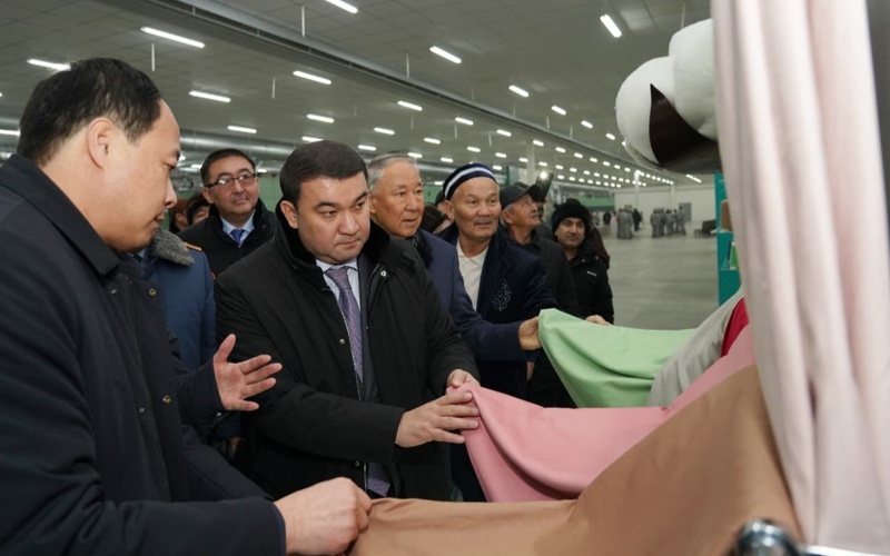 Хлопковый комплекс по&nbsp;производству текстиля запустили в&nbsp;Туркестане