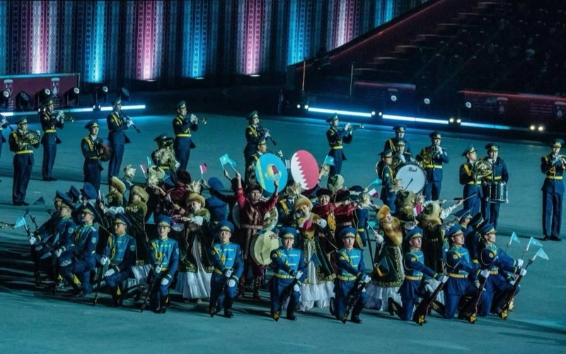 военные музыканты из Казахстана завоевали сердца катарцев