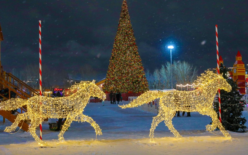 1 Как Астана готовится к&nbsp;Новому году&nbsp;&mdash; фоторепортаж