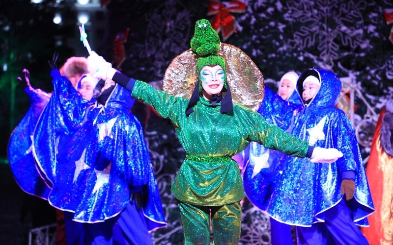 Новогоднюю елку зажгли в&nbsp;Караганде