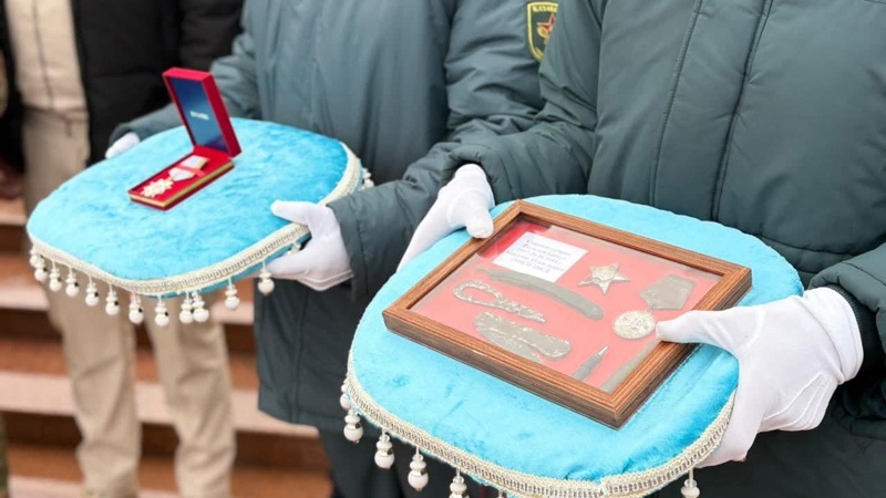 牺牲81年的克孜勒奥尔达籍二战士兵遗骸归葬故里