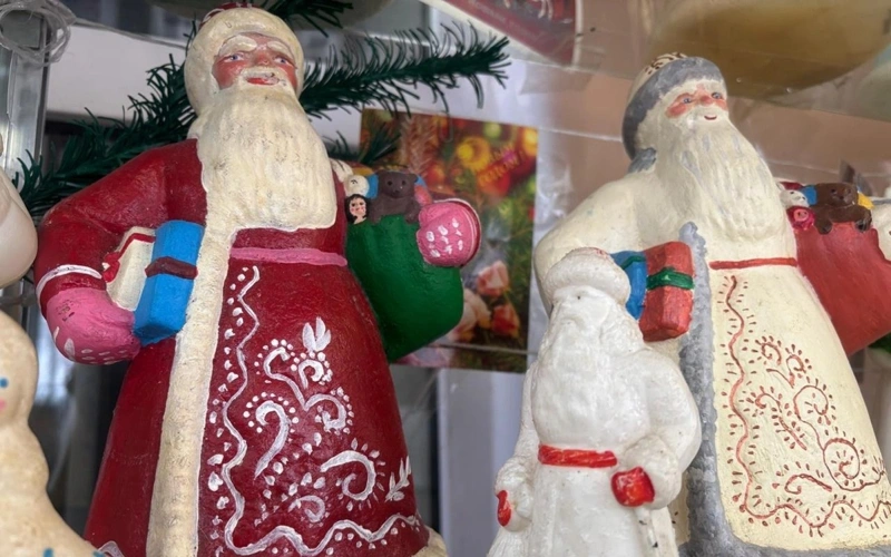 Vintage New Year tree decorations on display in N Kazakhstan