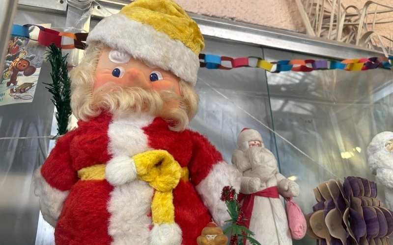 Vintage New Year tree decorations on display in N Kazakhstan