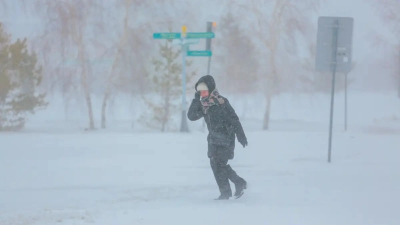 Storm warning issued across Kazakhstan for December 29