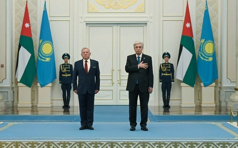 Тоқаев ва Иордания подшоҳи Тоқаев ва Иордания подшоҳи