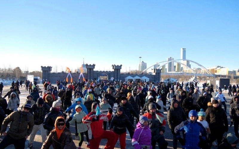Over 700 Astana residents participate in New Year’s run