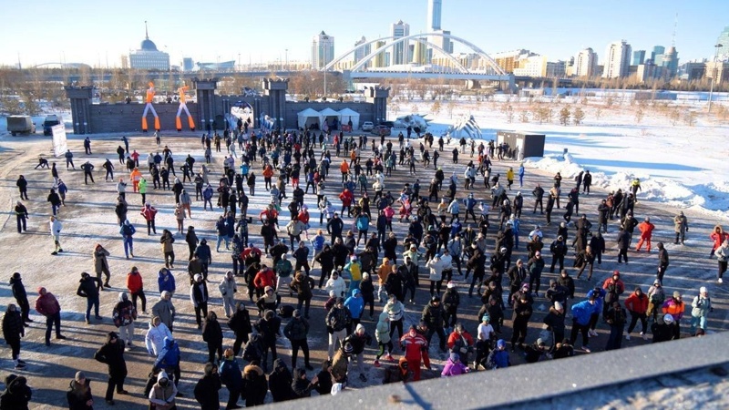 Астанадағы марафонға 700-ден аса адам қатысты Астанадағы марафонға 700-ден аса адам қатысты