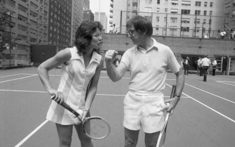Showdown between Billie Jean King and Bobby Riggs Showdown between Billie Jean King and Bobby Riggs, tennis, sport
