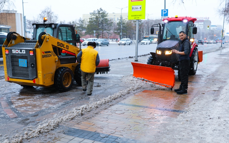 Астана, гололед Астана, гололед