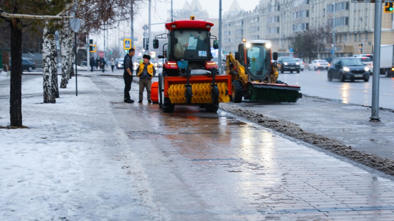 Астана, гололед Астана, гололед