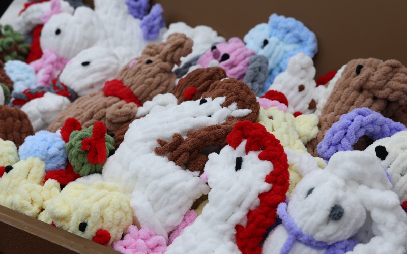 тоқыма ойыншық құрақ көрпе стиліндегі шырша