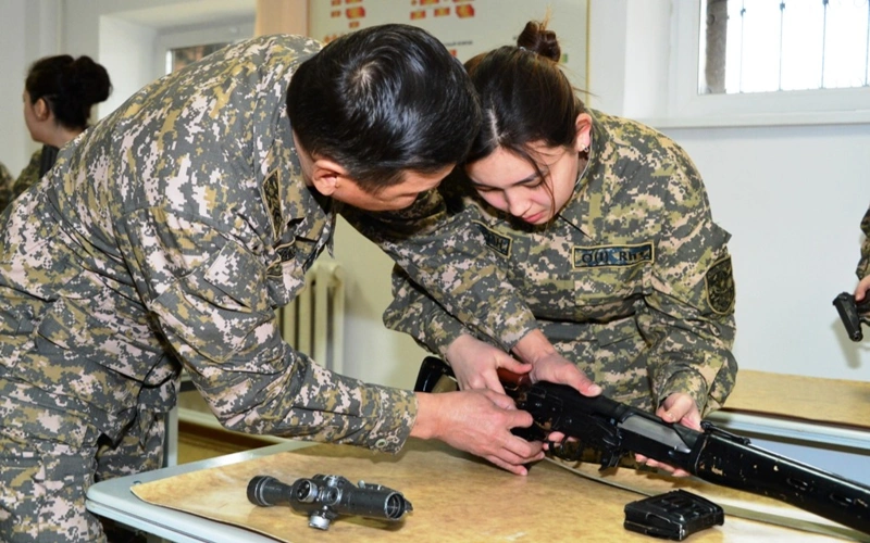 военная кафедра, стрельба, армия, оружие