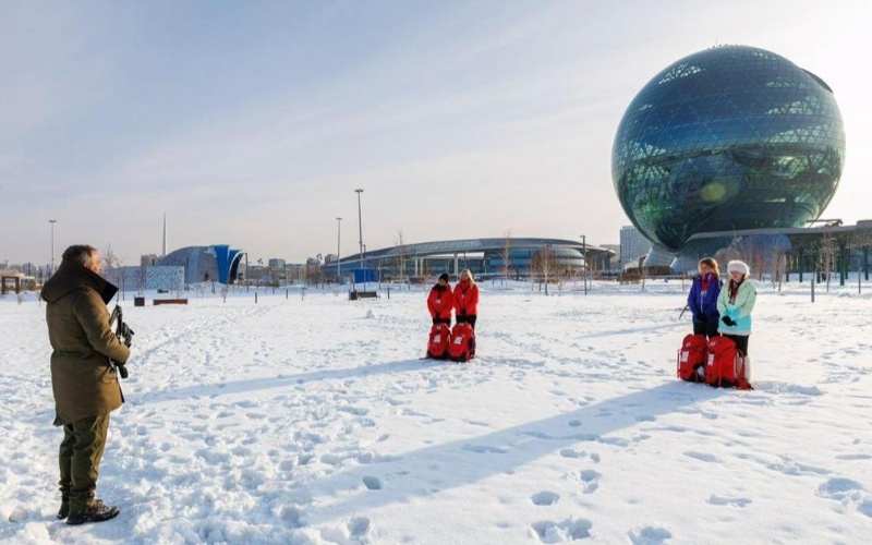 Зимняя Астана стала финальной точкой популярного французского телешоу Зимняя Астана стала финальной точкой популярного французского телешоу
