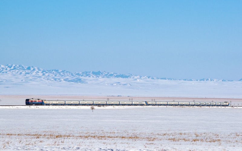 КТЖ, пассажирские перевозки, поезд, зима