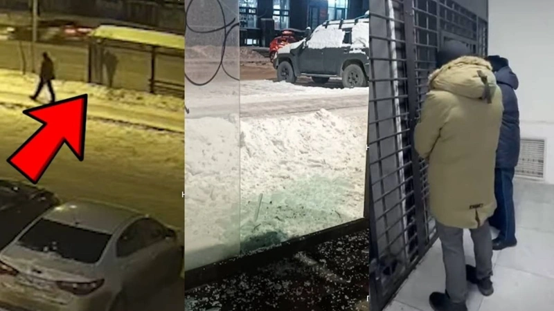 Elordada polıtseıler avtobýs aıaldamasynyń pavılonyna zaqym keltirgen er adamdy qysqa merzimde anyqtap, quryqtady. 