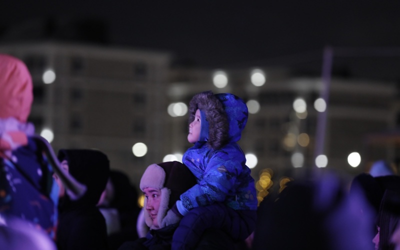 Festive fireworks in Astana