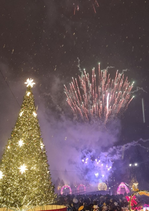 Как в Алматы встретили 2026 год