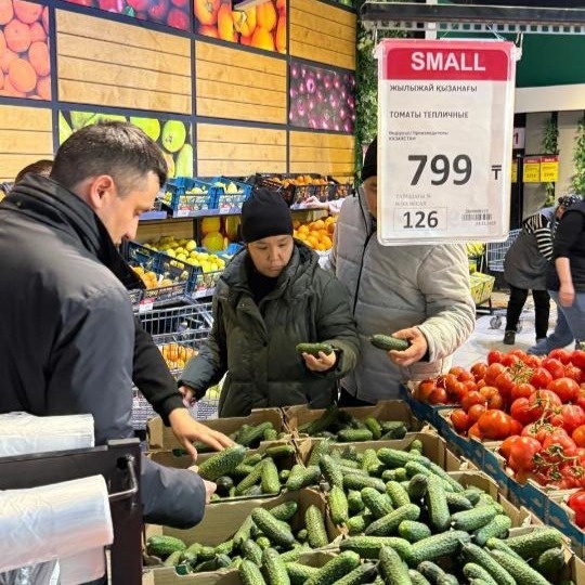 Выездной мониторинг цен на продукты провели в Алматы