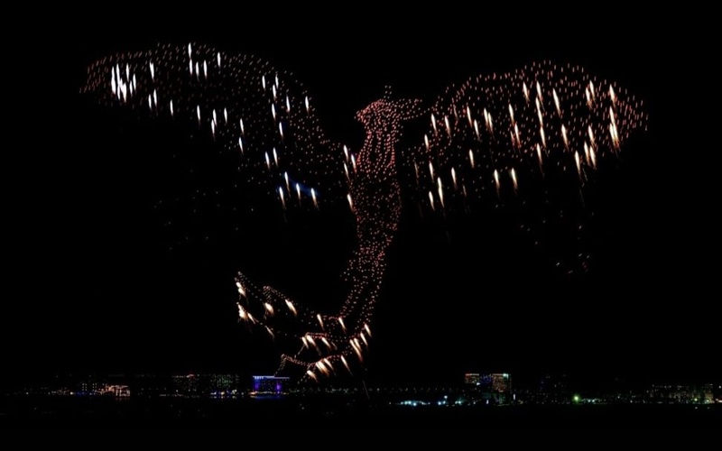 Ras Al Khaimah, UAE, Guinness World Record, New Year&rsquo;s Eve, drone, fireworks