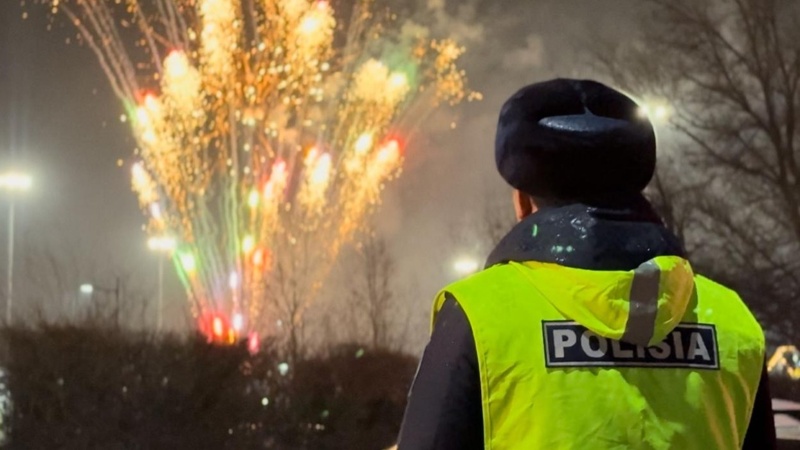 Более 300 обращений поступило в полицию в новогоднюю ночь в Жетысу