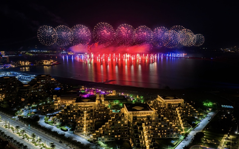 Ras Al Khaimah, UAE, Guinness World Record, New Year&rsquo;s Eve, drone, fireworks