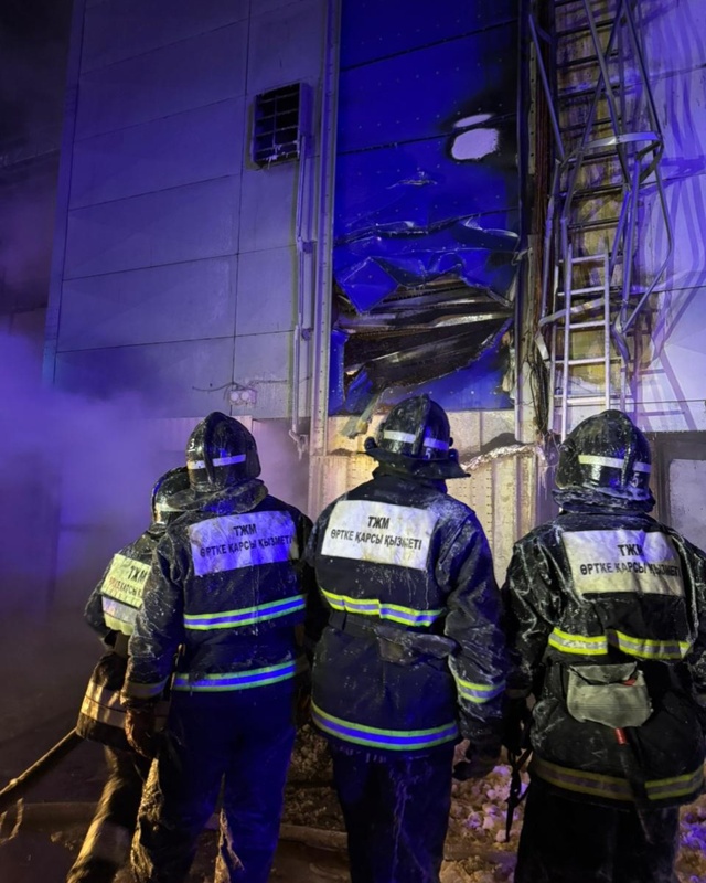 Казахстанские спасатели совершили 210 выездов в новогоднюю ночь Казахстанские спасатели, ДЧС, пожарные