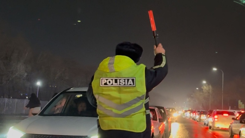 Более 300 обращений поступило в полицию в новогоднюю ночь в Жетысу