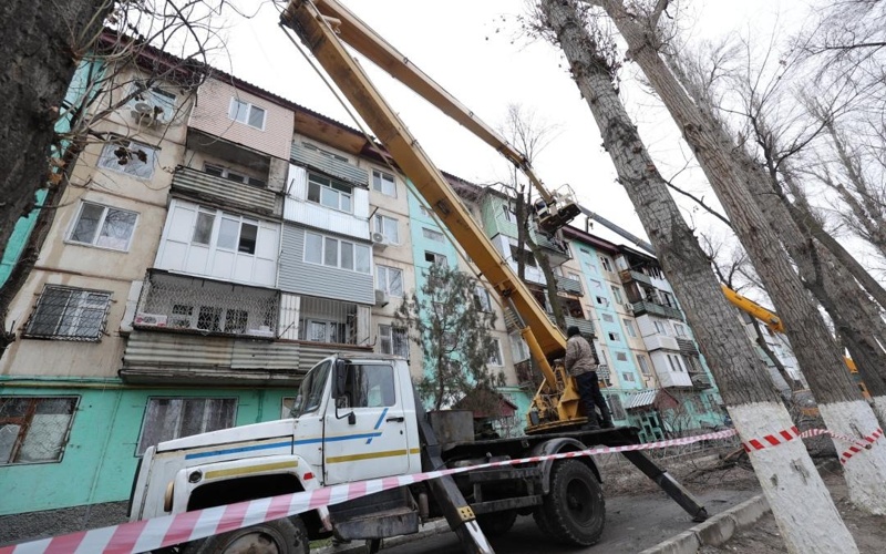 В Таразе после пожара в многоэтажке объявили ЧС на объекте
