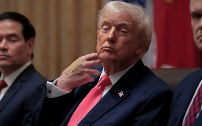 Президент США рассказал о причинах появления синяков на руках