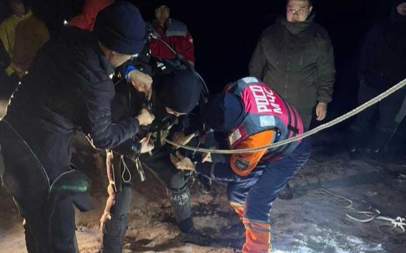 Подростки в Алматинской области провалились под лед: трое спасены, один утонул