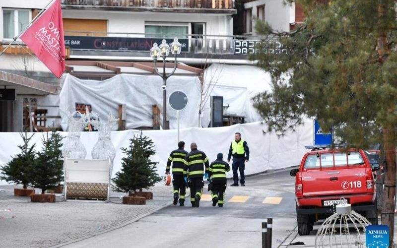 Identifying bodies after deadly fire in Swiss resort could take several days, authorities say