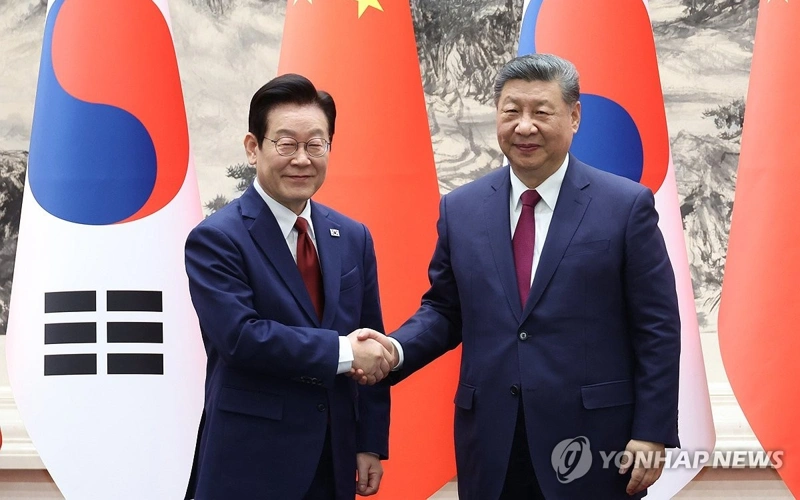 Lee Jae Myung, Xi Jinping