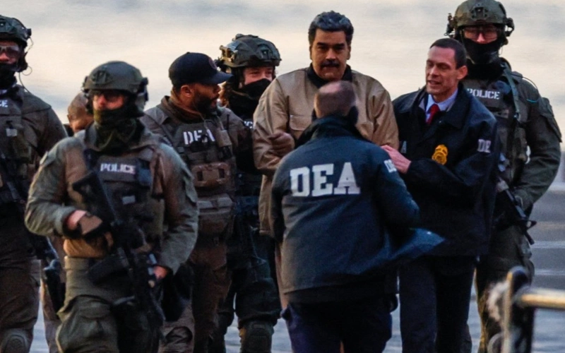 Мадуро в наручниках доставили в федеральный суд Нью-Йорка