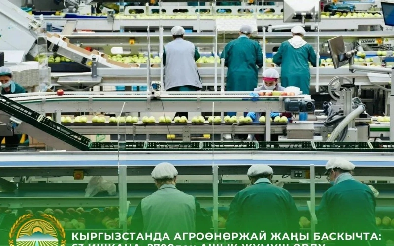 Kyrgyzstan commissions 63 agricultural enterprises in 2025