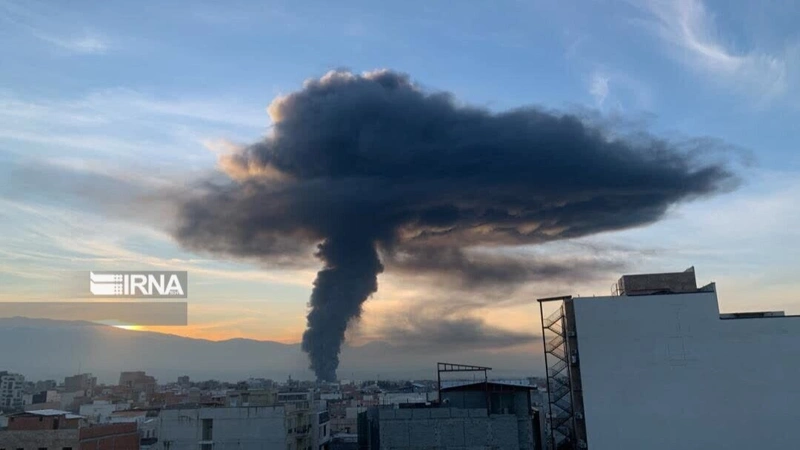 Fire breaks out at major dairy plant in northern Iran