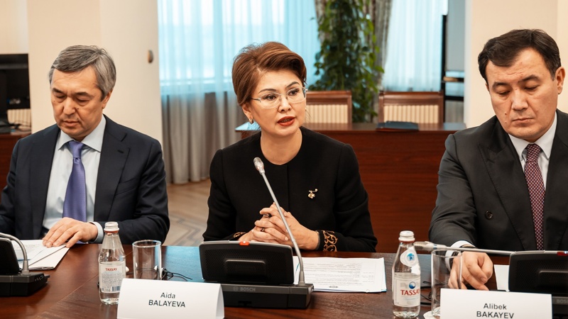 Аида Балаева встретилась с участниками Генассамблеи тюркских торгово-промышленных палат