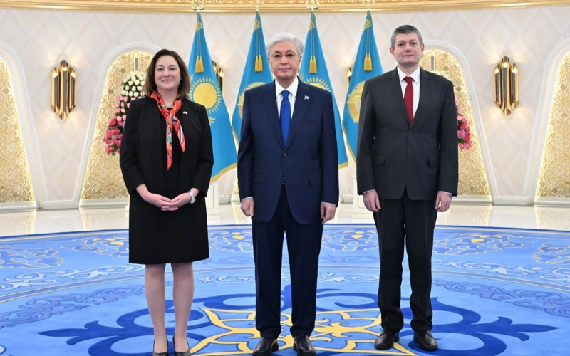 Президент Қасым-Жомарт Тоқаев АҚШ пен Болгария елшілерінен сенім грамоталарын қабылдады 