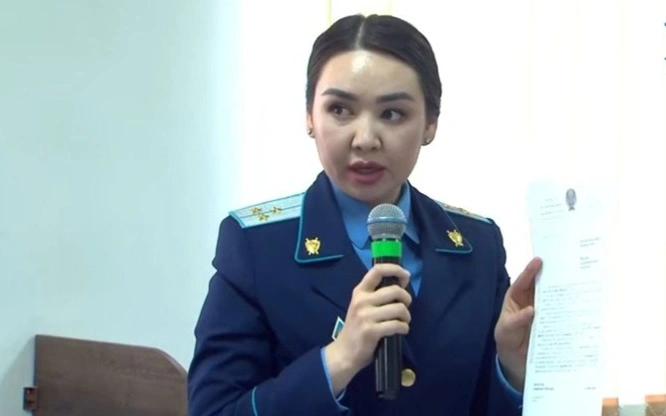 Государственный обвинитель Дана Сарсенбай