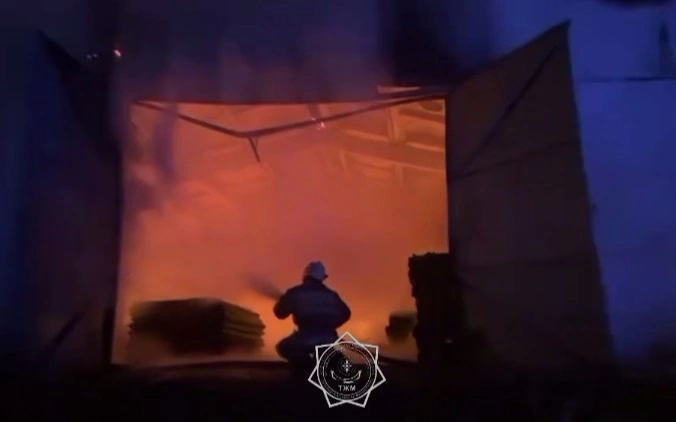 Пожар в мебельном цехе ликвидировали в Алматинской области