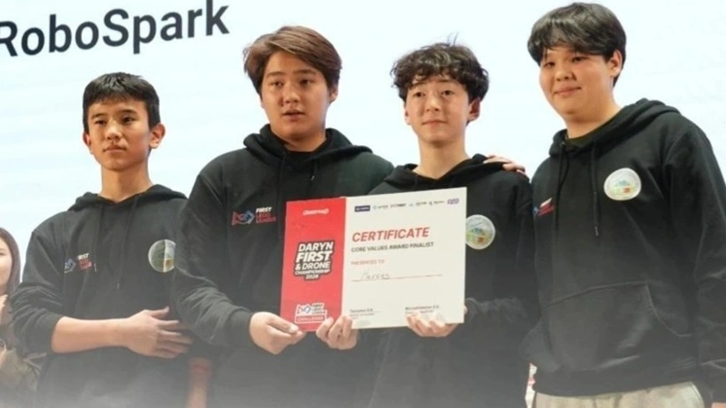 Kazakh students showcase robotics innovations for archaeology