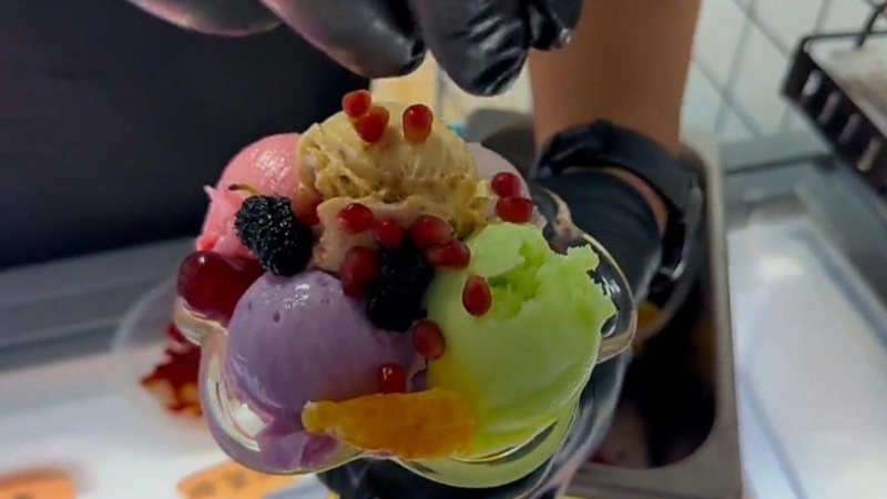 Шұбаттан жасалған &laquo;қазақ балмұздағы&raquo;