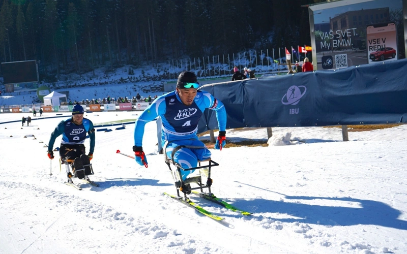 Ербол Хамитов, Кубок мира по биатлону среди паралимпийцев, параспорт
