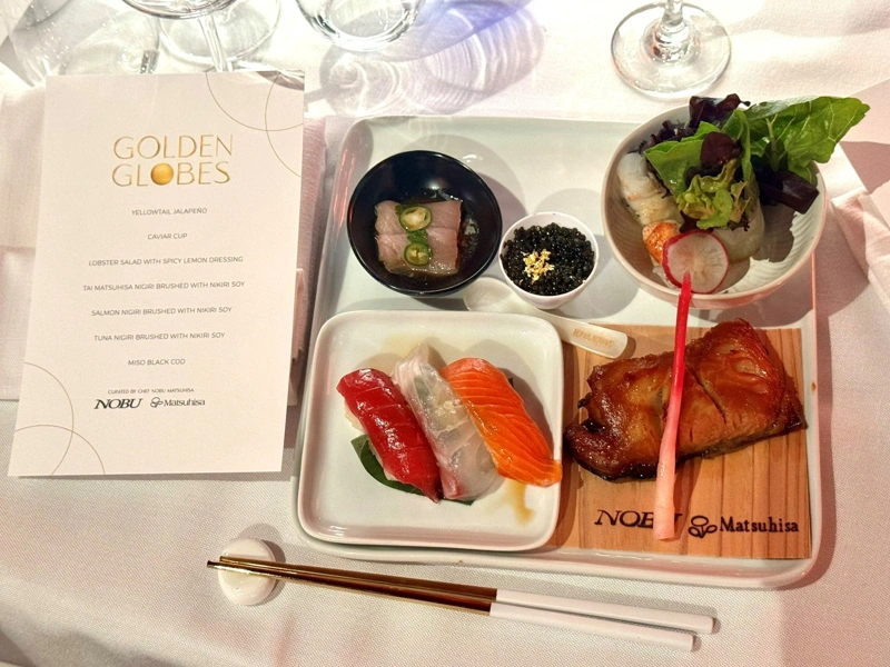 Golden Globes menu