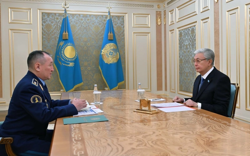 Глава государства принял министра обороны Даурена Косанова