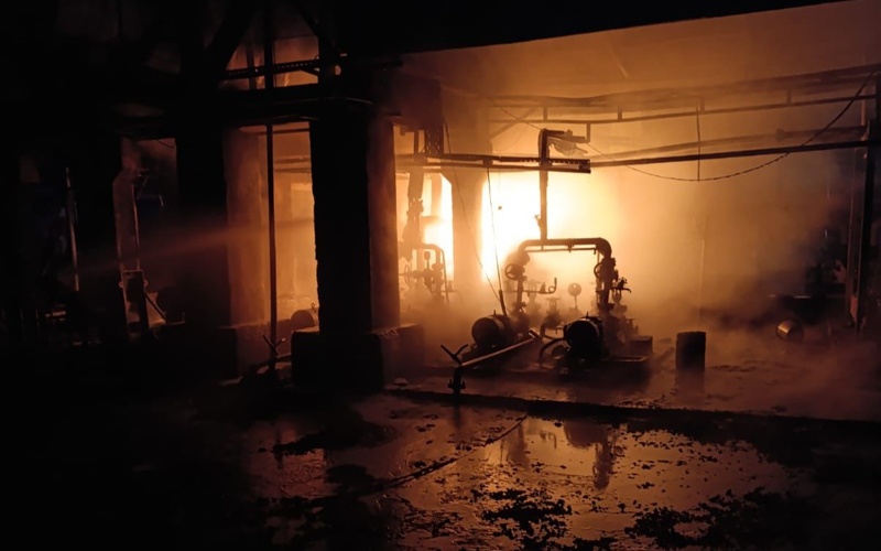 пожар, Арыс