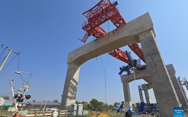 Death toll rises to 30 after crane collapse derails train in Thailand