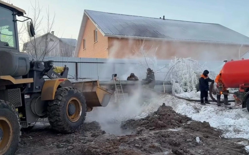 Темиртау, теплосети, ремонт