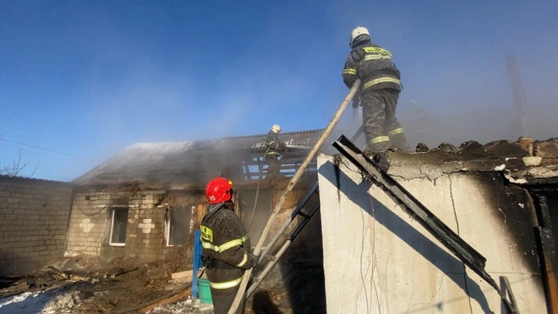 Двое детей погибли в пожаре в Павлодарской области