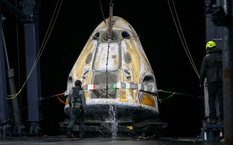 Медицинская эвакуация NASA: экипаж МКС успешно вернулся на Землю