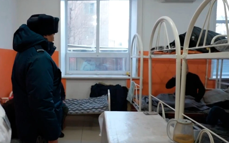 Бездомных спасают в морозы в Кокшетау